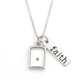 Faith As Small As A Mustard Seed Pendant Necklace